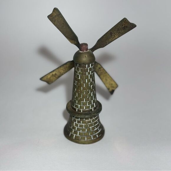Vintage Brass Windmill Bell - Picture 4 of 7